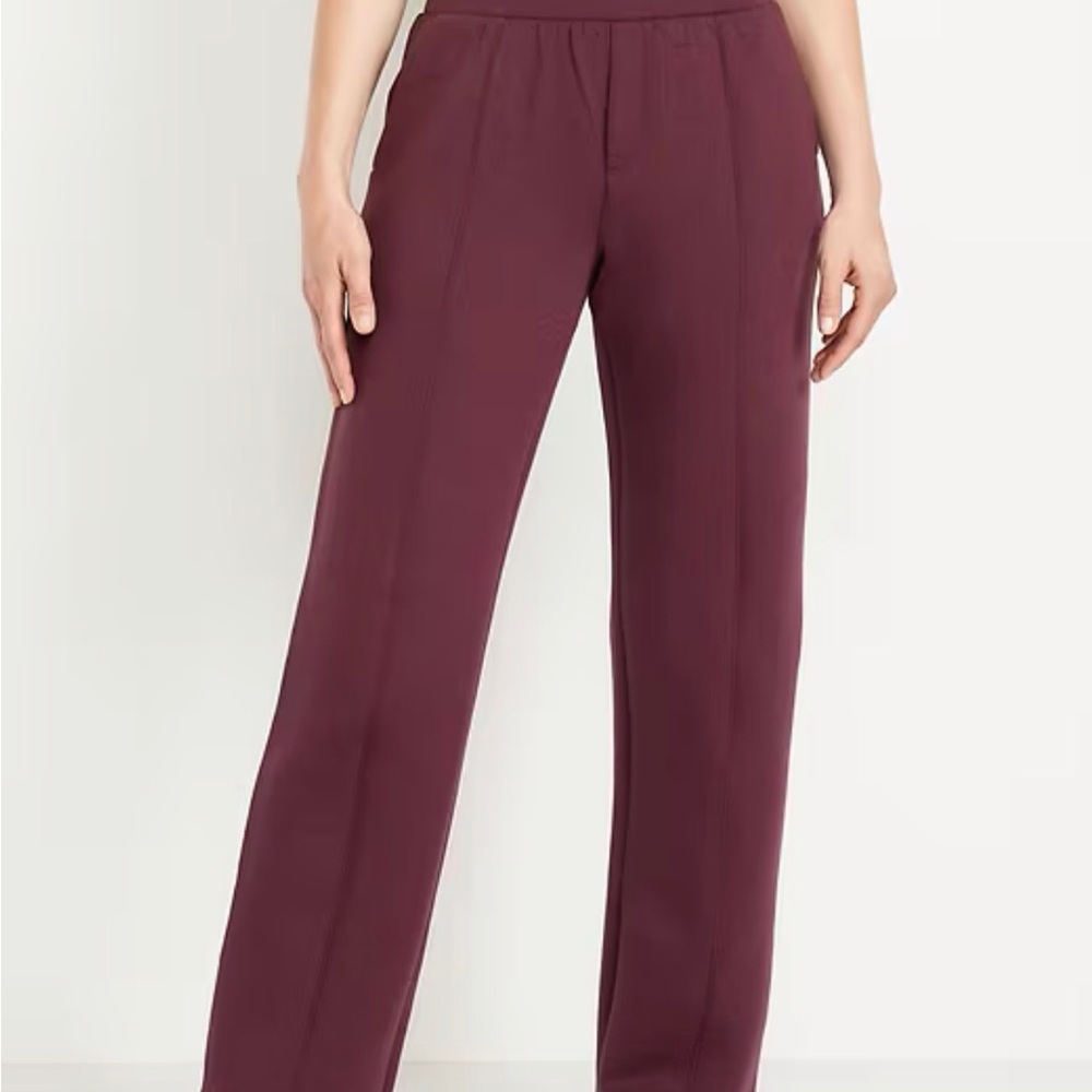 NWT Old Navy High-Waisted Bounce Fleece Trouser Sweatpants Dark Sepia